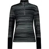 CMP 34l2096 Half Zip Sweatshirt Noir XS Femme