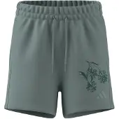 Adidas Essentials 3 Stripes Cotton Shorts Vert L Femme