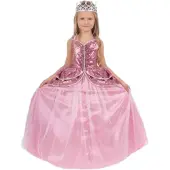 My Other Me Fun Company Princess Costume Rose 7-9 Years Enfants