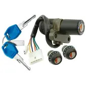 Vparts Derbi Senda Ignition Switch Noir