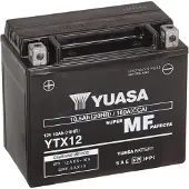 Yuasa Batterie W/C sans entretien activée en usine - YTX12 FA