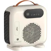 Adler Radiateur électrique à ventilateur 2000 W LCD Télécommande Minuterie Beige AD7756