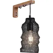 Leuchtendirekt Applique Kokon 15711-18 Réseau Noir E27 Interrupteur À Cordon