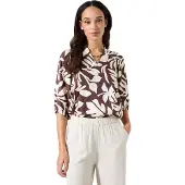 Garcia P260233 3/4 Sleeve Blouse Marron L Femme