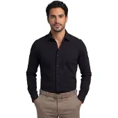 R2 Chemise Tricoté Piqué Noir taille 39