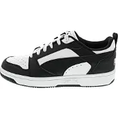 Puma Baskets basses 'Rebound V6' noir / blanc