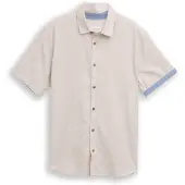Tom Tailor Chemise sable / bleu clair