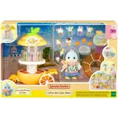 Sylvanian Families Poupée Le stand de jus de fruits