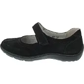 Waldlaufer Chaussure basse 'Komfort Slipper Damen 496302 Henni H-Weite black Echtleder in schwarz' noir