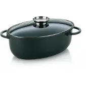 kela Cocotte à braiser en fonte d?aluminium 45cm noir - Line - 15153 - kerros
