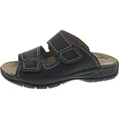 Jomos Chaussures de maison pour hommes , modèle pantoufle, couleur noire, style décontracté