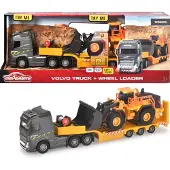 Majorette Camion Volvo FH-16 avec chargeuse sur pneus L350H