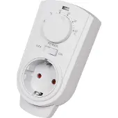 McPower Steckdosen-Thermostat "TCU-330", 5-30°C, max. 3500W, 230V