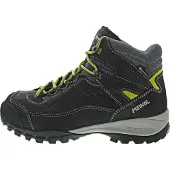 Meindl Hommes, Chaussures de randonnée, Salo Men Mid GTX (42), Noir, Jaune, Gris
