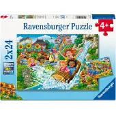 Ravensburger Puzzle « Amusement Park » - 2 x 24 pièces