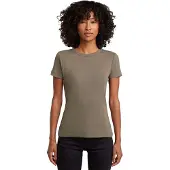 G-Star T-shirt Slim Rib - Brun - Femmes