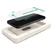 ESTUFF INFINITE (GRS) iPhone 16 (1 pcs, Apple iPhone 16, Apple iPhone 16 Pro, Apple iPhone 17, Apple iPhone 17 Pro), Téléphone portable : film de protection, Transparent