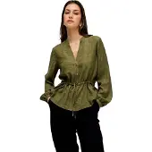 Salsa Jeans 21011533 Long Sleeve Blouse Vert S Femme