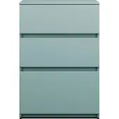 Burgbad Lin20 Armoire basse, 3 tiroirs, 600x407x870mm, USIW060F5395