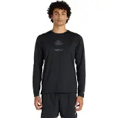 New Balance T-Shirt 'Reflective Poly Long Sleeve T-Shirt' noir