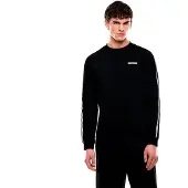 Emporio Armani pour homme. 7M001478_AF12660 Sweatshirt Logo noir (S), Casuel, Sport, Coton, Manche longue