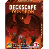 ABACUSSPIELE 38251 - Deckscape - Donjon, jeu d'évasion, jeu de cartes, rouge