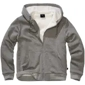 Brandit Teddylining Full Zip Sweatshirt Gris XL Homme