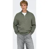 Only & Sons Pull-over 'ONSTing' gris chiné