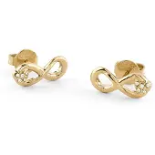 GUESS Boucles d'oreilles 'INFINITY' or