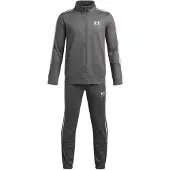 Under Armour Icon Knit Tracksuit Gris 8 Years Garçon