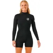 Rip Curl Shorty à Manches Longues Avec Fermeture éclair Au Dos Pour Femme G-bomb 2 Mm Gb Spring