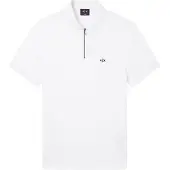 Armani Exchange pour homme. XM002372AF21936U0009 Tissu Polo blanc (L), Casuel, Viscose, Manche courte