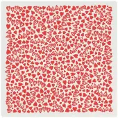 HUGO Alycia Red Scarf Rouge,Blanc ONESI Femme