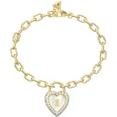 GUESS Love Bites Armband, (18.50 cm, Acier inoxydable)