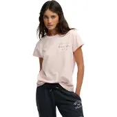 Superdry Femme T-shirt Classic Luxe Casual Pink Taille: 38