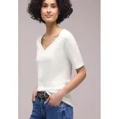Street One T-shirt 'Ada' écru