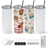 Vevor Gobelet à Sublimation Vierge 4PCs 591 mL