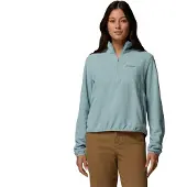 Columbia Vital Valley Half Zip Fleece Bleu L Femme