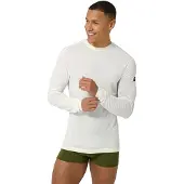 Super.natural Sierra140 Slim Fit Long Sleeve T-shirt Blanc S Homme
