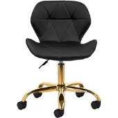 Activeshop Tabouret cosmétique QS-06G or noir