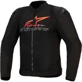 Alpinestars Veste SMX Air Black Bright Red White, Taille: XXL
