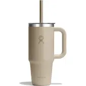 Hydroflask Travel Tumbler Clear-24 Oz Thermal Mug Blanc 24 oz