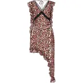 Faina Robe rouge / noir