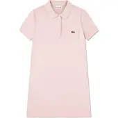 Lacoste Kids 447066 Short Sleeve Dress Rose 12 Years Fille