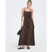 ONLY Robe Imprimé Léopard Femme Noir