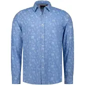 NZA 26cn528 Long Sleeve Shirt Bleu S Homme