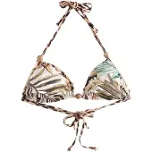 Next Hauts de bikini marron / brocart / vert / blanc