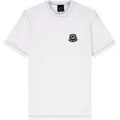 Armani Exchange pour homme. XM002455AF10358U0009 T-shirt blanc coupe slim (XL), Casuel, Coton, Manche courte