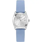 GUESS Montre à affichage analogique 'Alice' bleu pastel / argent