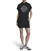 DKNY Dw9500770 Short Sleeve Dress Noir XS Femme